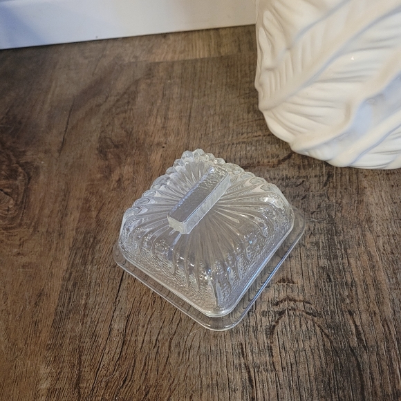 Vintage Dining Small Glass Butter Dish Poshmark
